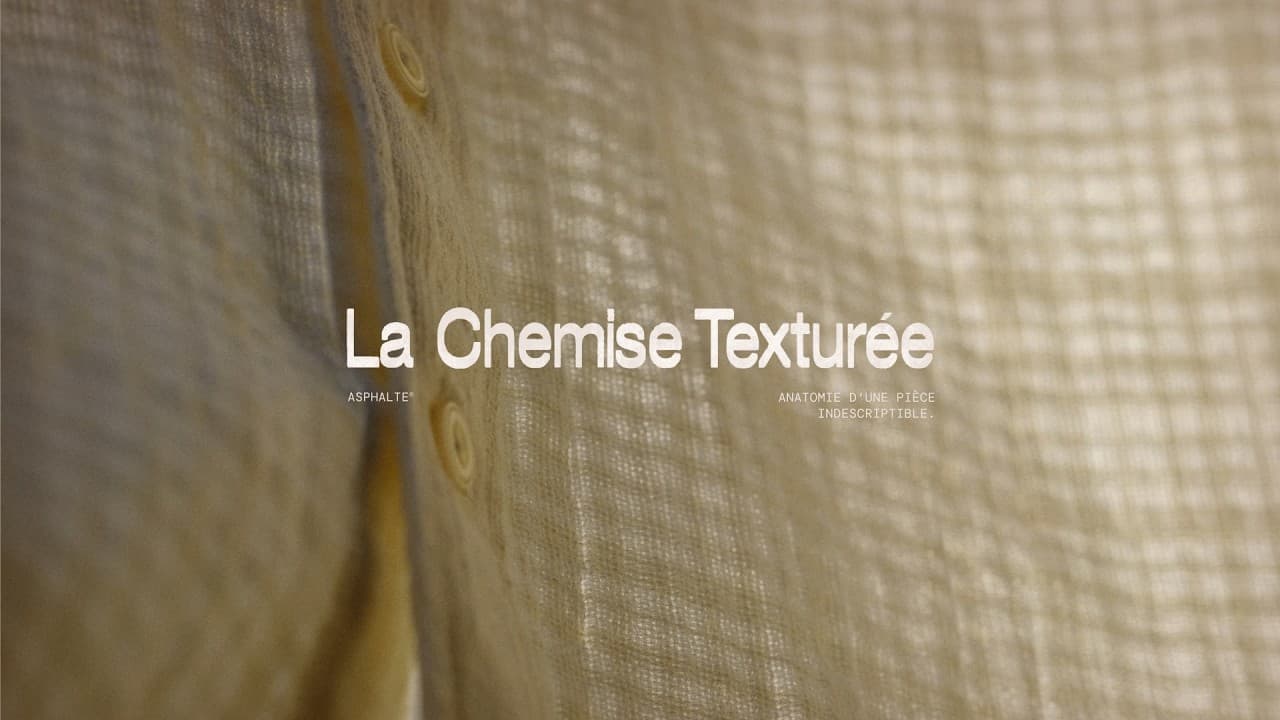 La Chemise Texturée - ASPHALTE